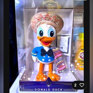 Donald Duck Plushie Disney Treasures from The Vault Limited Edition Donald Duck